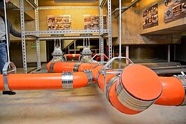 可撓軟管
污廢水管、消防灑水管、電力電信網路管、給水管、瓦
斯管、進氣管等因應隔震系統配置可撓管