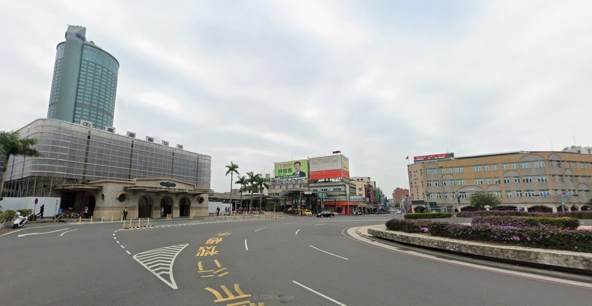 台南火車站。圖/Google Map