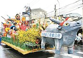 宜蘭三星神尪嘉年華　12米水牛花車遊街