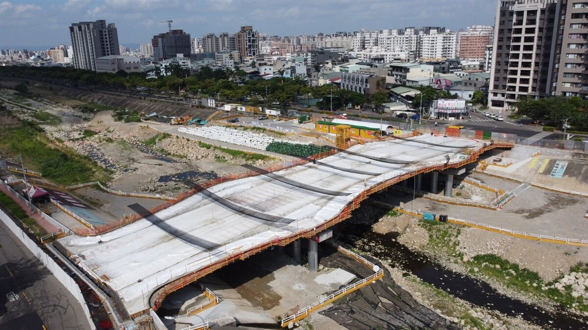 串聯北屯、太平「坪林新橋」定名,預計115年底通車。圖/台中市政府建設局提供