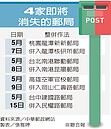 裁併第一槍　軍事要塞內46年老郵局說再見