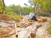 金龍窯山坡地 疑遭濫墾