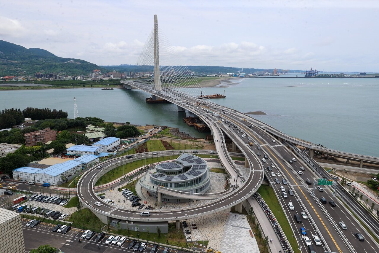 淡江大橋。聯合報系資料照 