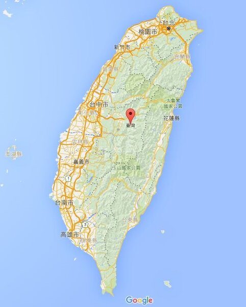 台灣如果發生內戰，最終勝利到底會是哪個縣市？引起網友熱烈討論。（翻攝自google map）