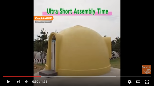 蛋形屋。(圖/擷取自cocktail VP)