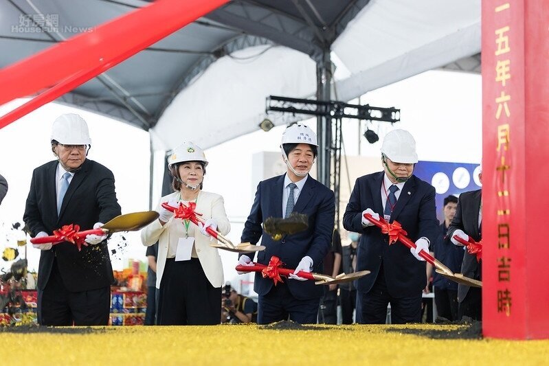 「屏東科學園區半導體供應鏈專區」6月12日正式動土,總統賴清德親自出席。圖/總統府提供