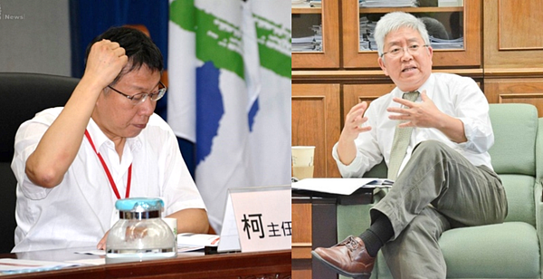 柯文哲說「市地租金調漲是張金鶚所致」,反遭張金鶚回擊。(好房網資料中心)