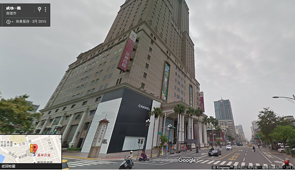 台灣人壽以165億元買下漢來新世界中心。(圖/翻攝自Google Map)