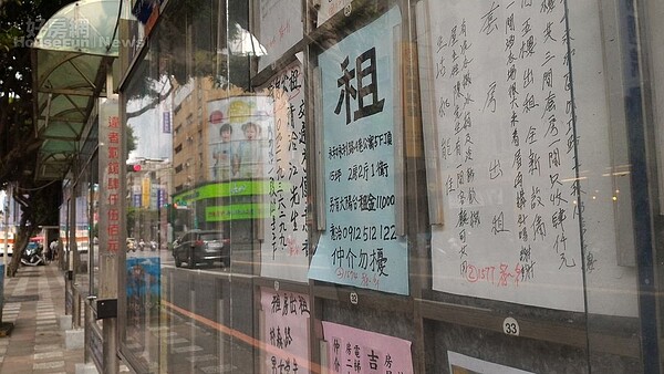 當包租公爽賺8%報酬率?網看數字笑:數學老師都哭了 租屋看板、租屋廣告、租屋布告欄。(好房網News記者陳韋帆/攝影)