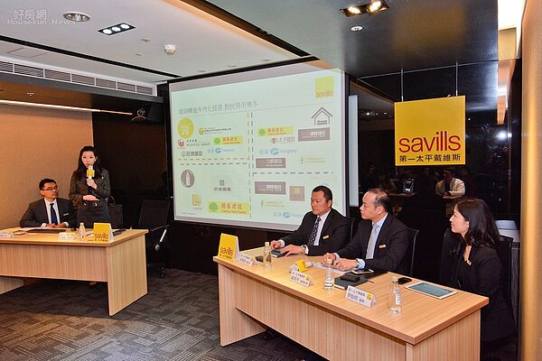 戴維斯年終市場調查記者會。(好房網News記者 陳韋帆/攝影)