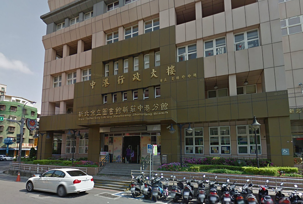 新莊中港停車塔發生意外。（翻攝自Google Map）