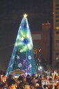 台中市府廣場夢幻耶誕點燈