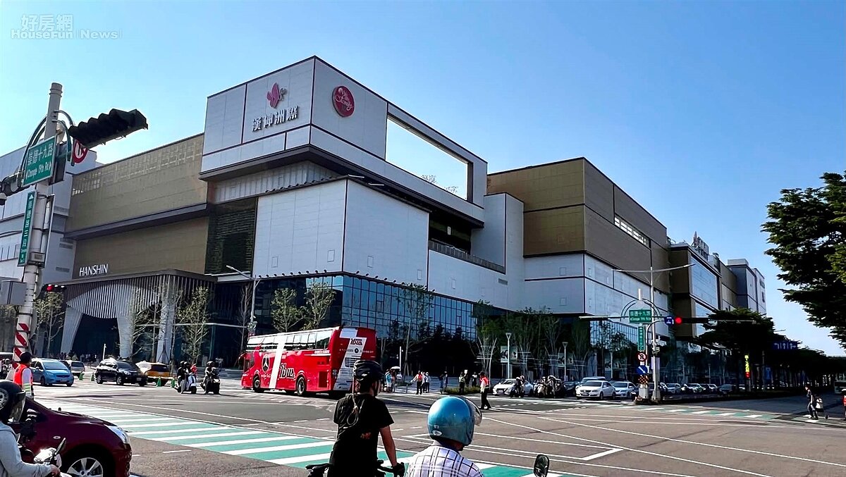 台中漢神洲際購物廣場。圖／鄉林不動產研究室提供