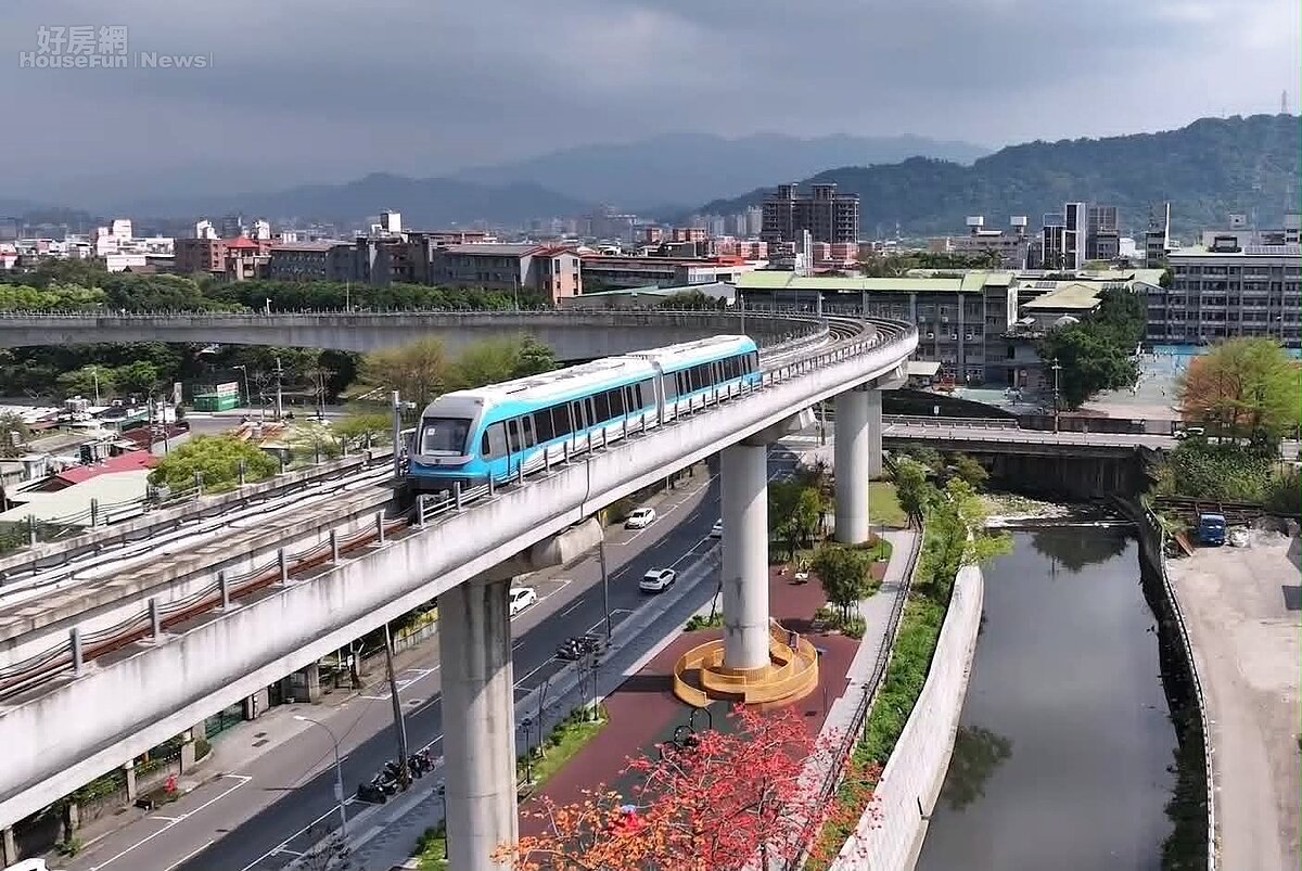 捷運三鶯線。圖／新北市捷運局提供