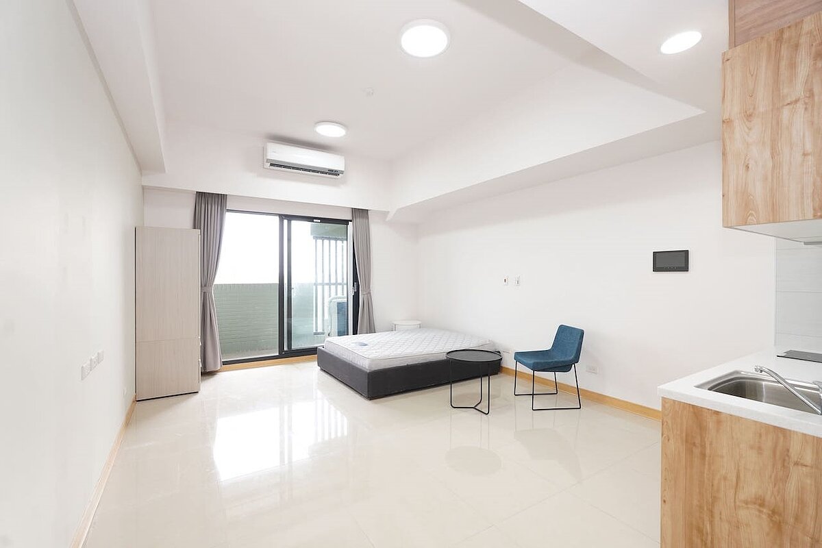 台南市「新市安居」套房型實品屋。圖／國土署提供