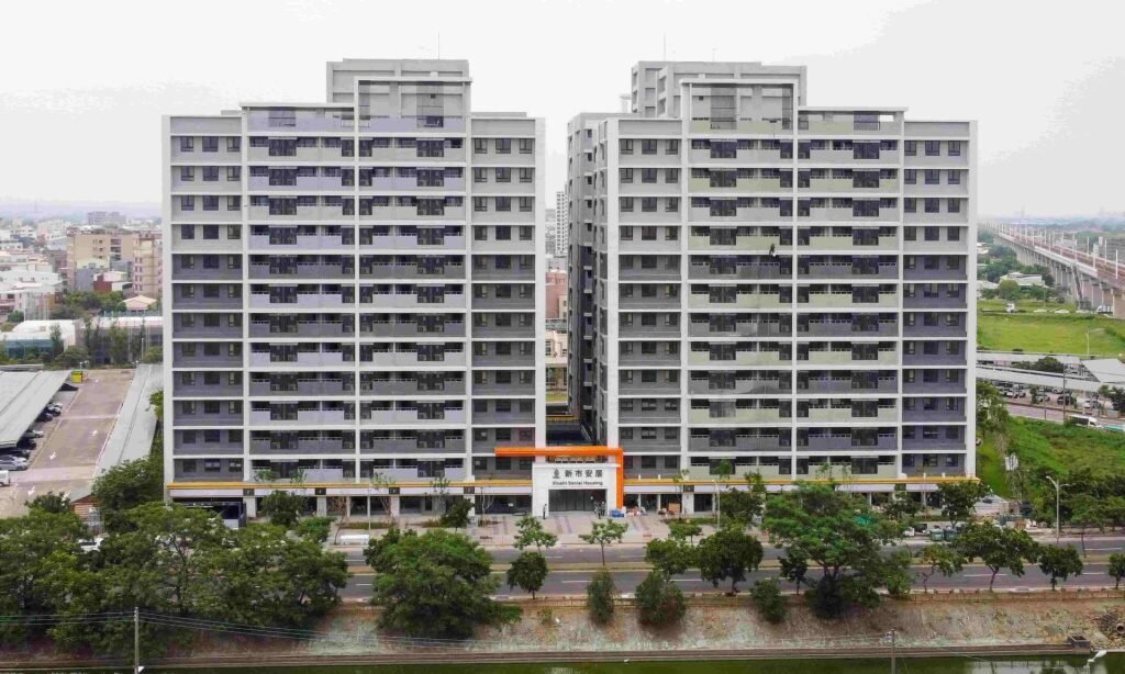 台南『新市安居』鄰近南科台南園區，提供套房及二房型共670戶。圖／國土署
