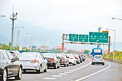 收假車流提前湧現　高速公路塞到晚上