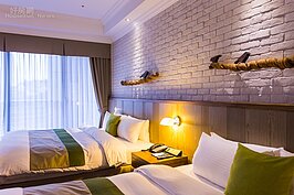 草山客房一景。