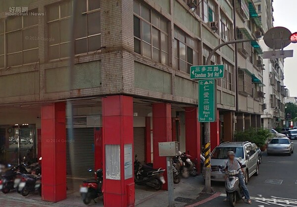 高雄仁愛三街招標。(翻攝自Google Map)