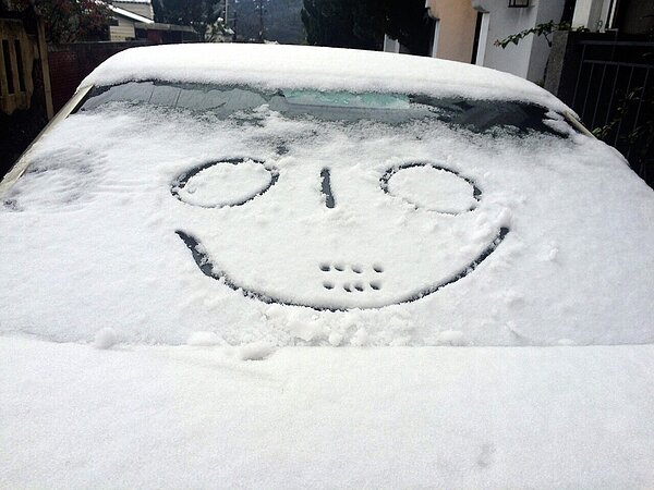 五指山傳降雪。(圖/民眾提供)