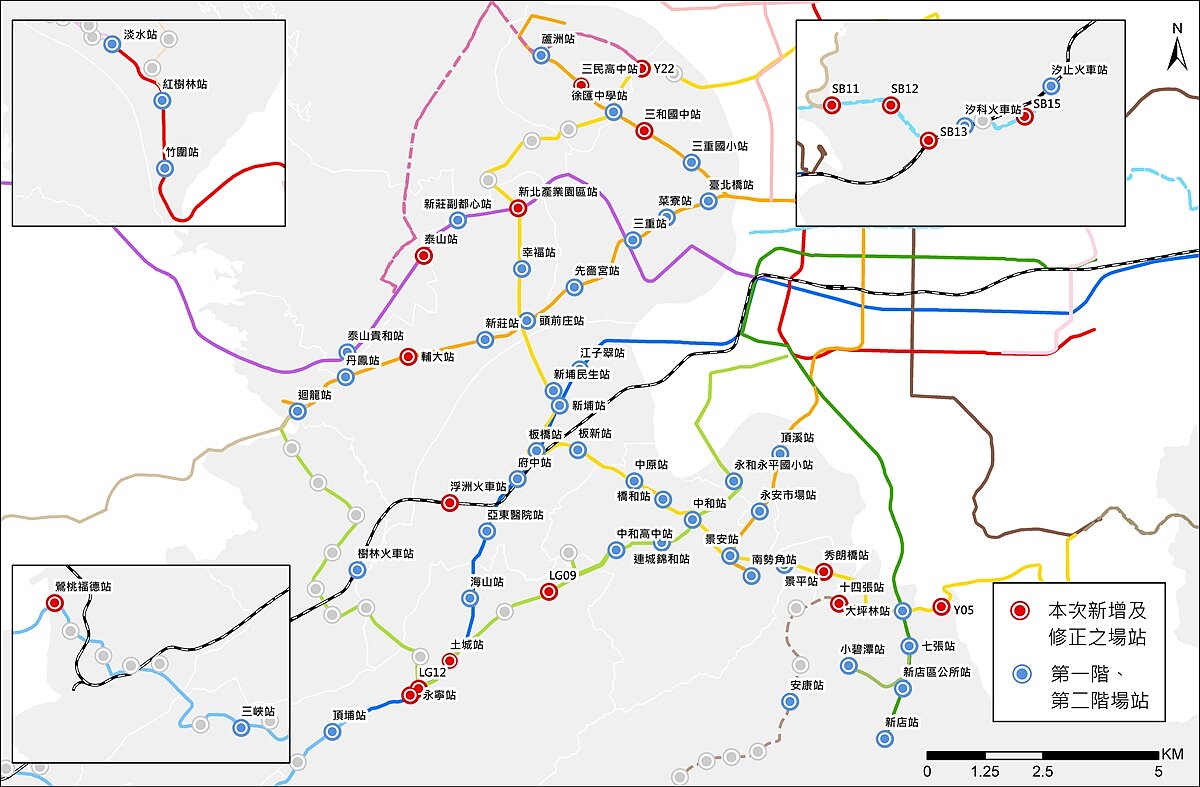 TOD3.0增額容積66處適用場站分布圖。圖／新北市政府提供