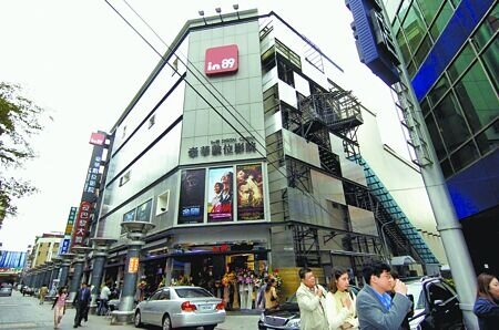 西門in89豪華影城將在月底吹熄燈號,西門電影街又將少一座戲院。(資料照片)