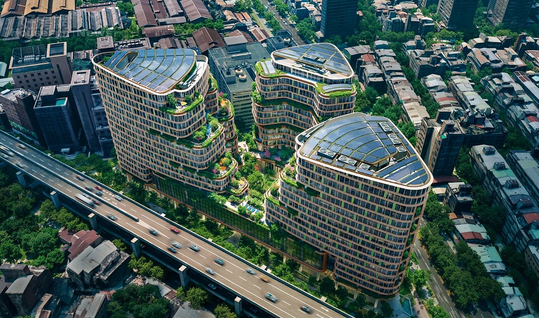 台泥企業總部開發案「Tower Urban Oasis」。圖/台泥提供