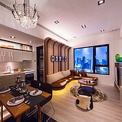 由安得室內裝修工程有限公司設計總監林瑞冠，以「現在紐約風」勾勒出極具品味的單身套房。