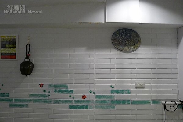 5.白漆磚牆頗有質感讓視線更明亮。