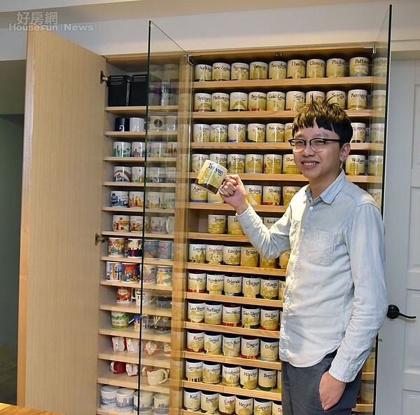 收藏達人jay的工業風居家有片馬克杯展示牆 好房網news