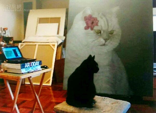 2.	貓是徐瑞的繪畫主體。
