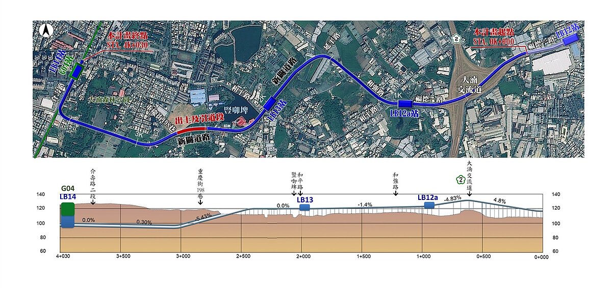 三鶯延伸桃園八德線路線圖。圖／新北市政府提供