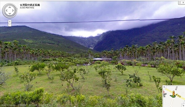 綠肥補助被扣,百位農民抗議。(圖/鳳林鎮街景/翻攝自google map)