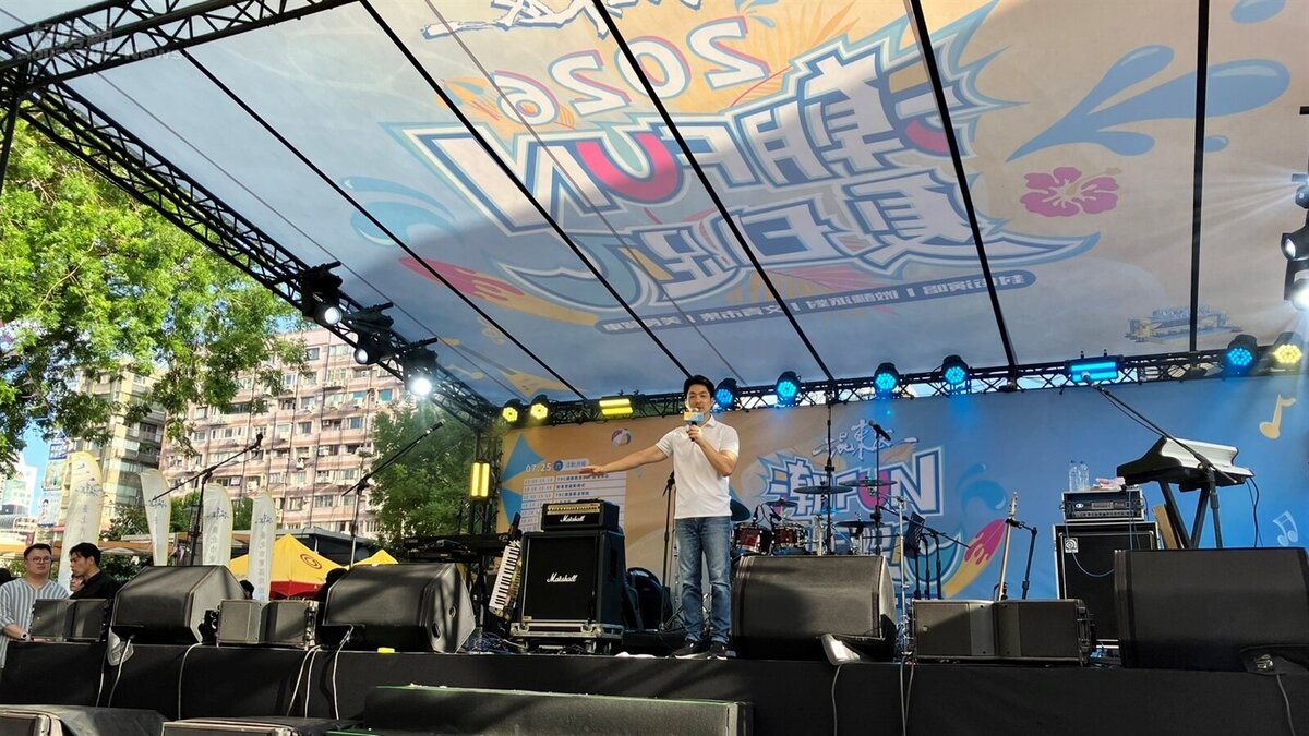 台北市長蔣萬安親臨2026混東區潮FUN夏日趴。圖/好房網News記者王震濂 拍攝