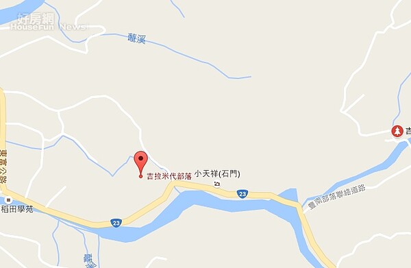 阿美族吉哈米代部落 (翻攝GOOGLE MAP)