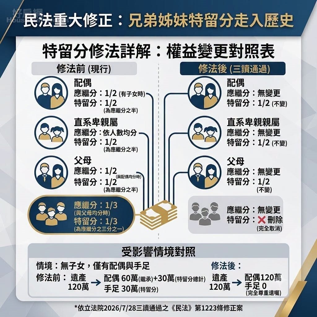 民法修正前後差異。圖／賴宗炘地政士臉書