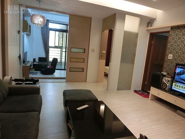 2. 理想預算中的小窩,總坪數將近20坪,格局為兩房一廳一衛。