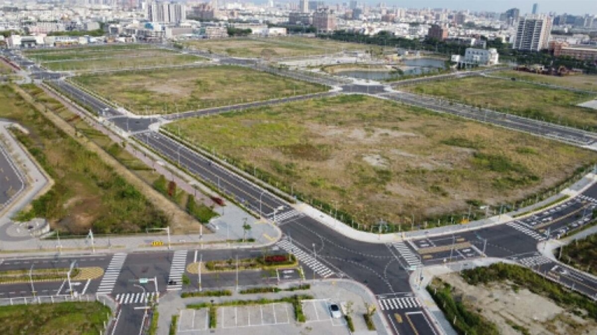 北安商業區市地重劃。圖/台南市地政局提供