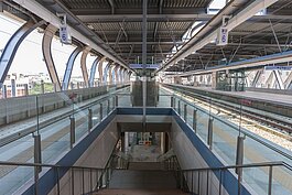 潭子站月台樣貌。