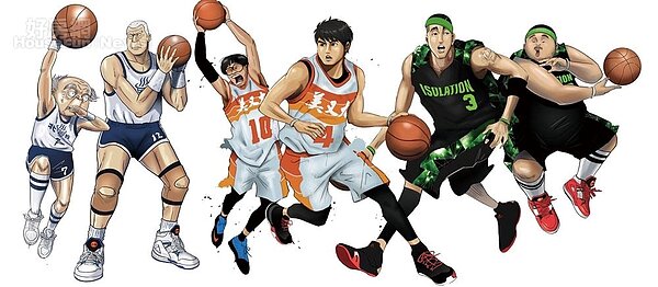 2.《宅男打籃球》被喻為是台版的《灌籃高手》,去年在WEBTOON連載便大受歡迎。