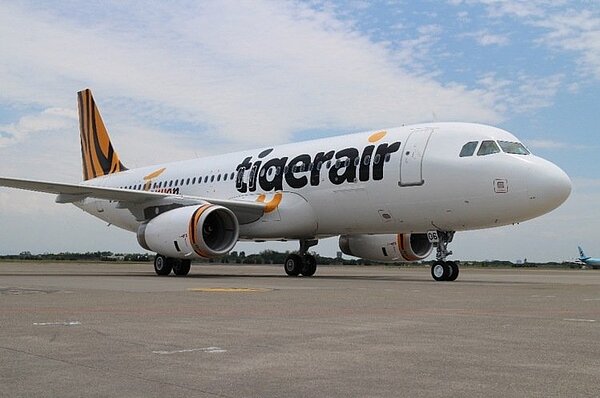 虎航(圖)與威航傳出兩家可能合併或停止營運。 圖/台灣虎航提供