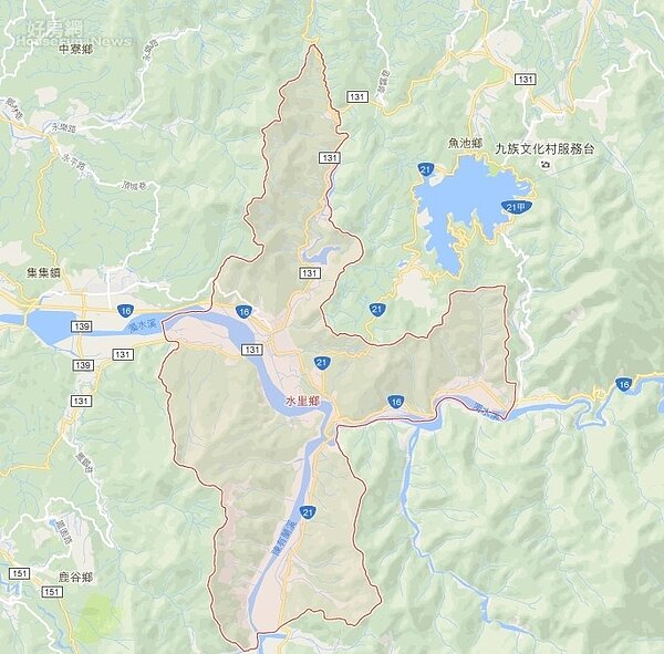 南投縣水里鄉（翻攝GOOGLE MAP）