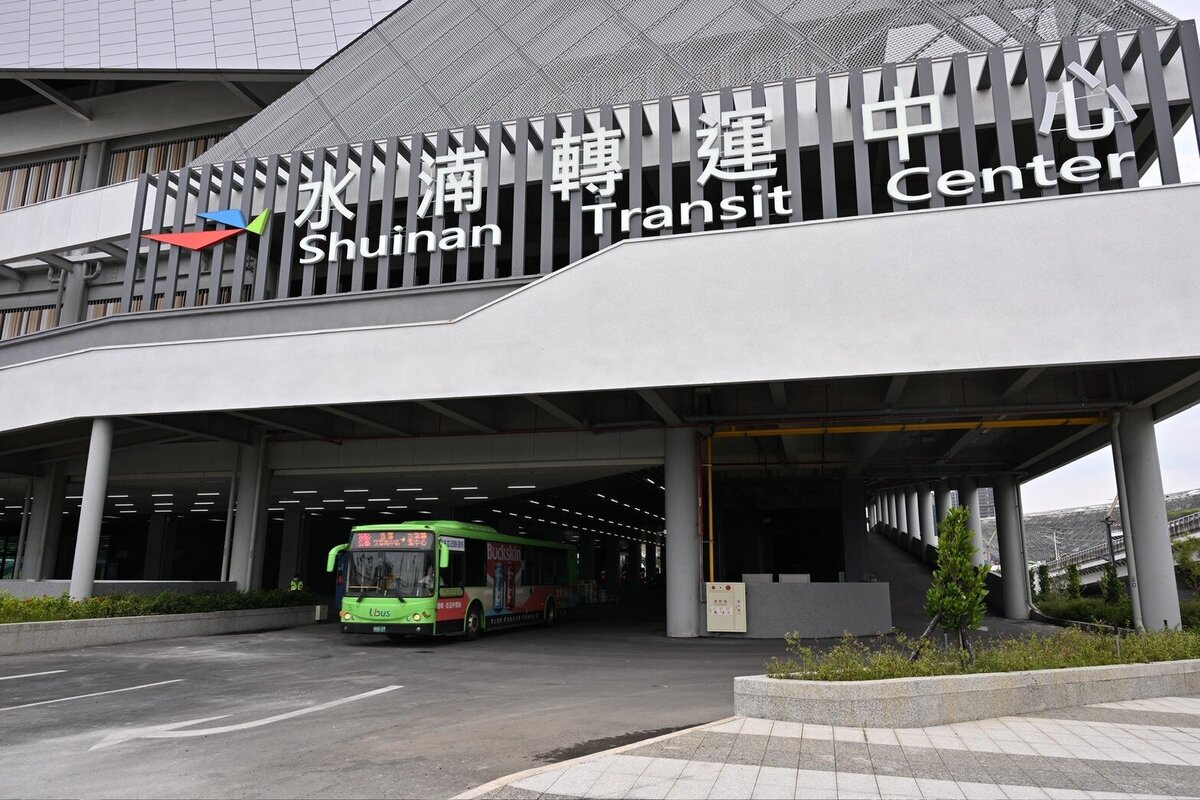 水湳轉運中心將啟用,周邊公車路線於8月6日起調整動線。圖/台中市交通局提供
