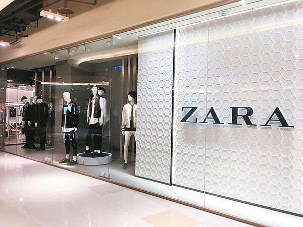 ZARA將於今日於大江購物中心南側開幕，占地兩層樓。 記者何秀玲／攝影