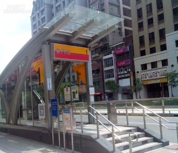 4.	捷運東門站帶動永康商圈房價。
