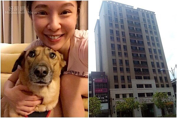 私底下的金鐘影后天心也是愛狗一族。(翻攝自天心臉書)
信義路二段知名豪宅「京華苑」樓下就是捷運東門站。