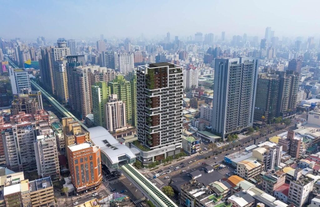南屯站建築設計示意圖。圖/業者提供