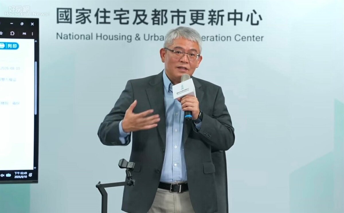 針對社宅包租代管風暴,國家住都中心董事長花敬群親上火線說明。好房網News記者李彥穎攝