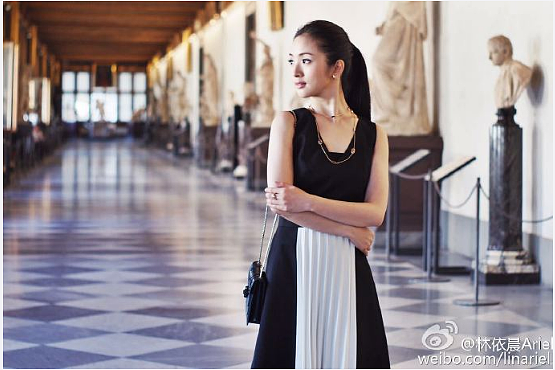 「零負評女神」林依晨大陸片酬台灣第一!平均90分鐘賺40萬元。(圖/擷取自林依晨微薄)