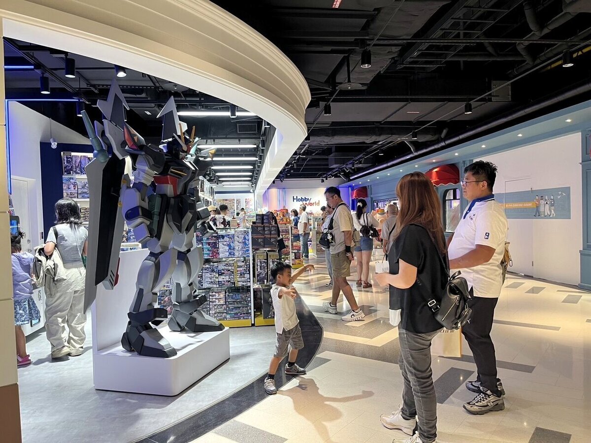 「Hobby World」公仔與模型專賣店。圖/大江購物中心提供